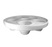 Escargot Plate, 6 hole, 6-3/4'' dia. x 1-1/2''H, round, Hall China, White