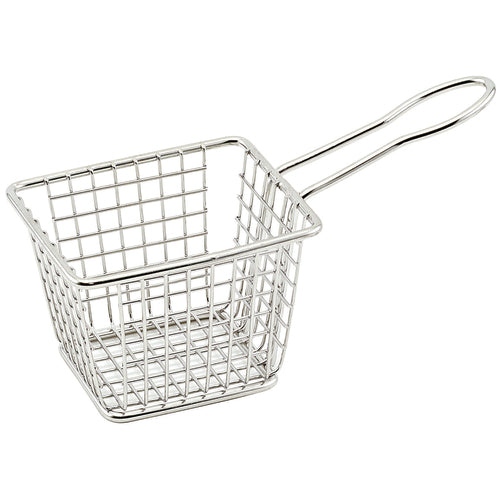 Mini Fry Basket 4'' x 3-1/2'' x 3''H rectangular