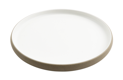 Cheforward Hatch Plate, 10-1/2'' dia. x 1''H, round, touch of honey interior/sandstone