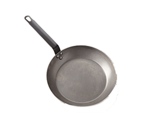 Fry Pan, 12'' dia., non-coated, induction, oven and broiler safe, carbon steel