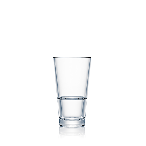 Strahl CapellaStack  Highball, 10-1/4 oz., 5-1/2'' x 3-1/4'', shatter proof, hand finished, polycarbonate, clear