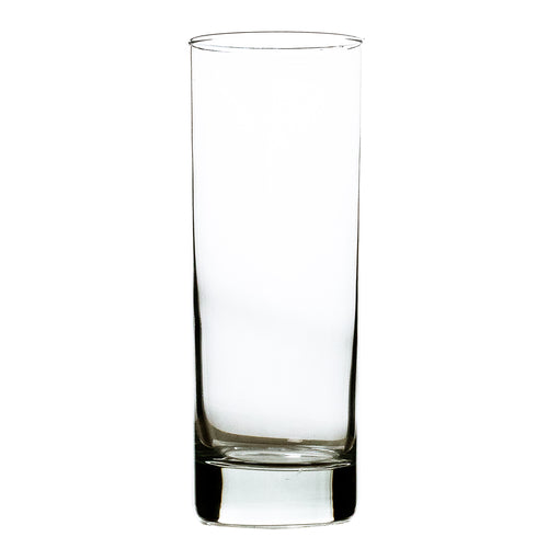 Hospitality Brands Aiala Hi-Ball Glass, 12 oz., 6-3/4''H, 2-1/2''T & 2-1/4''B) CLEAR