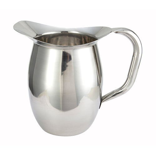 Deluxe Bell Pitcher 2 Quart Heavy Weight Stainless Steel