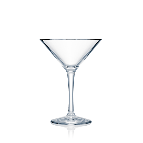 Strahl Design Martini, 10 oz., 6-3/4'' x 5-1/4'', shatter proof, hand finished, polycarbonate