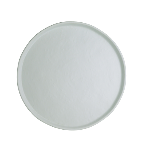 Plate, 10-3/4'' dia. x 3/4''H, round, melamine, White, Creations, Cali
