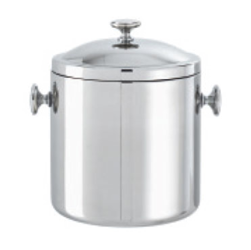Ice Bucket, 6-1/4'' x 7-3/4''H, insulated, 18/10 stainless steel, Sambonet, Elite S/S