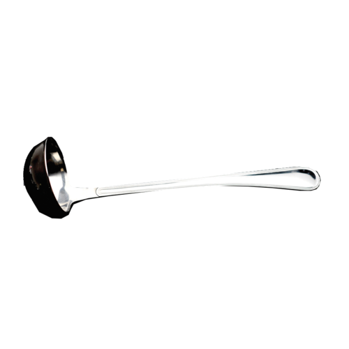 1 oz., 13.5'' Stainless Steel Oval Ladle