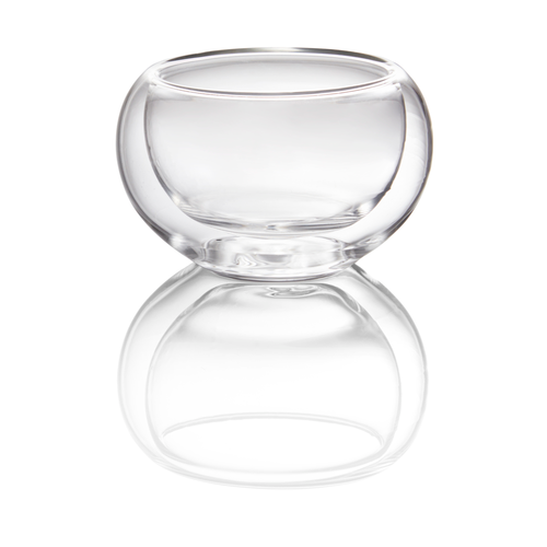 Double Walled Bowl, 1 oz., 2.9'' dia. x 1.8''H, round, glass, Clear, Style Lights by WMF
