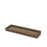 Flow Tray 2/4 GN size 20-4/5'' x 6-3/10'' x 1-1/2'' walnut lacquered  , Silver Stock Tier