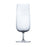 Hospitality Brands Borough Pilsner Glass, 15 oz., 7-1/4''H (T 2-1/2''; B 3''), sheer rim, lead-free crystal glass, clear