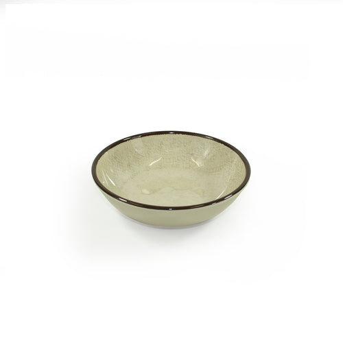 Small Round Crackle Bowl