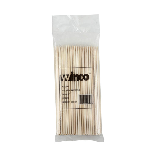 Bamboo Skewers 6'' (100 Pieces Per Bag)