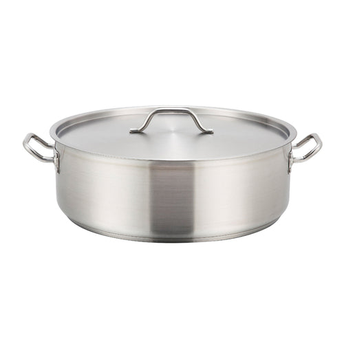 Premium Induction Brazier With Cover 25 Quart