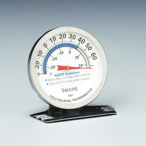 Cold holding thermometer, -20/80F and -34/20C, HACCP guidelines