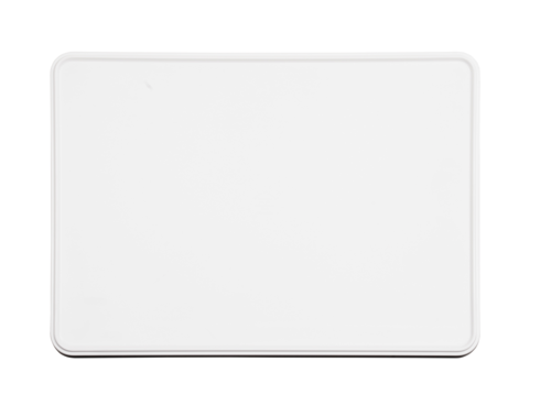 Plate, 18''W x 13''D x 1''H, rectangular, low rim, melamine, white, Hudson