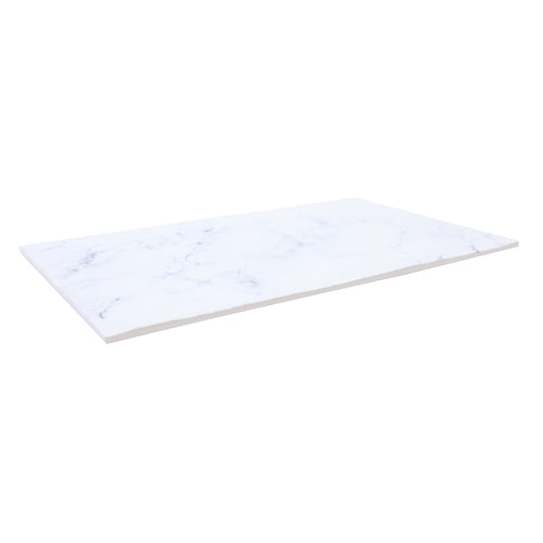 Frostone Collection Display Tray, 20-3/4'' x 12-3/4'', rectangular, melamine, white marble