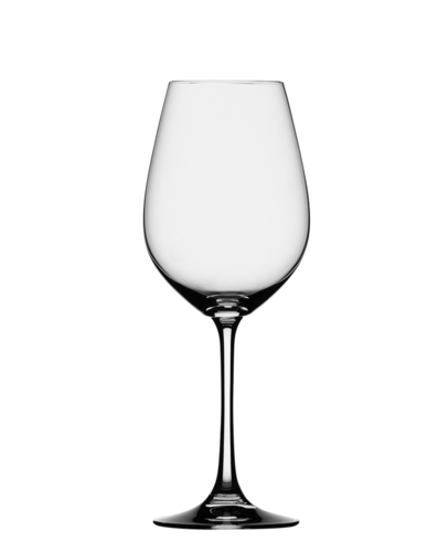 White Wine Glass, 15-3/4 oz., with stem, Platinum crystal glass, Salute, Spiegelau (H 9-1/2''; T 2-3/8''; B 3-1/4''; D 3-3/8'')