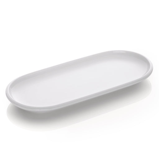 Platter, 11.8''L X 5.1''W, oval, porcelain, White, Synergy by WMF