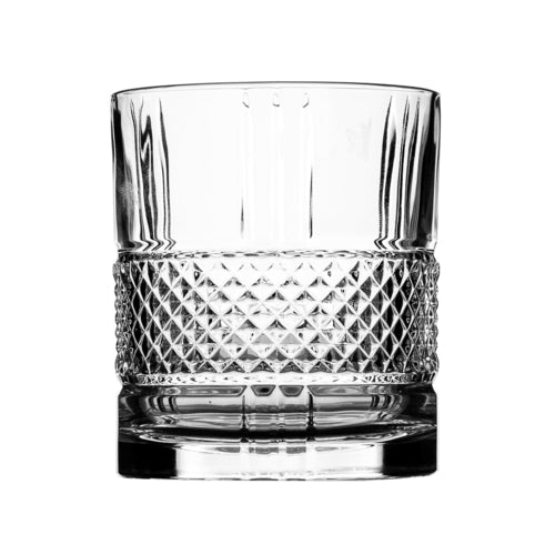 Hospitality Brands Vibrance Old Fashioned Glass, 11.5 oz., 3-3/4''H (T 3-1/4''; B 3''), lead-free Eco Crystal glass, clear