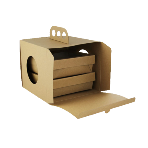VIP Meal Kit, includes: (200) 210CDP176 paper lunch box, and (500) 210KRAYB155 square paper box with window