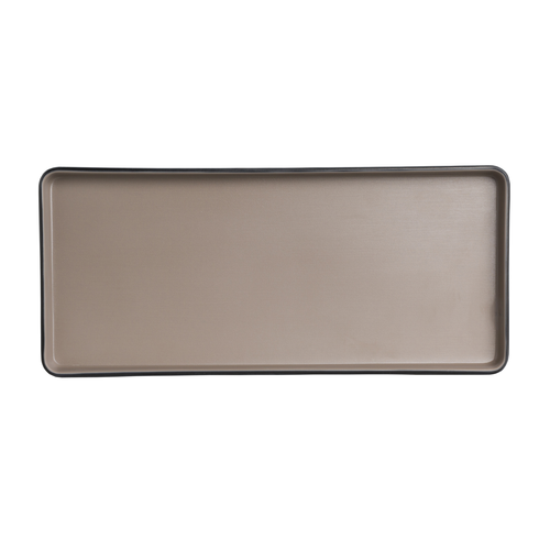 Plate, 11.5''L X 5.125''W x 0.875''H, rectangular, Creations Melamine, Sandstone
