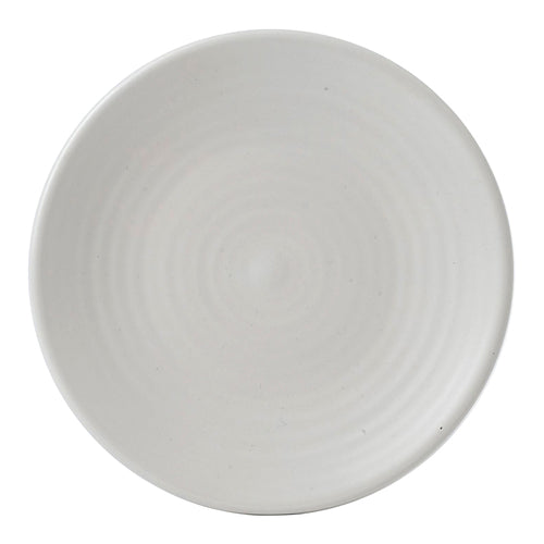 Plate, 6-3/8'' dia., round, coupe, rolled edge, ceramic, Dudson, Evo, Pear