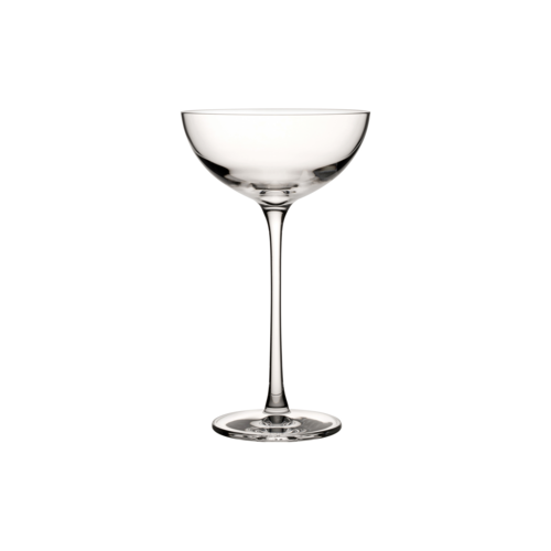 Coupe Glass, 7.0 oz., 6.75''H, Crystalline, Clear, Nude Crystal, Nude Hepburn