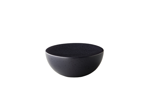 Shapes bowl, half sphere, Large, black, 6.3'' W x 2.9'' W, Studio Raw