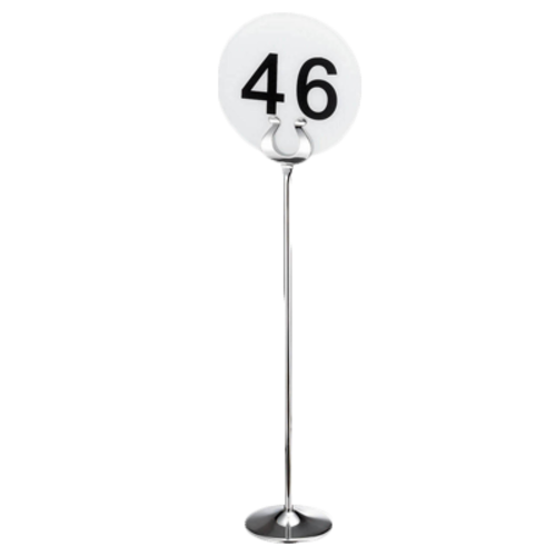 Table Number Stand 12''H 18/10 stainless steel