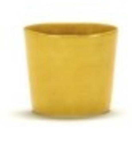 Espresso Cup, Sunny Yellow, 5 oz., 2 3/4'' dia. x 2 3/8''H, round, Stoneware, Yellow, Serax, Ottolenghi - Feast