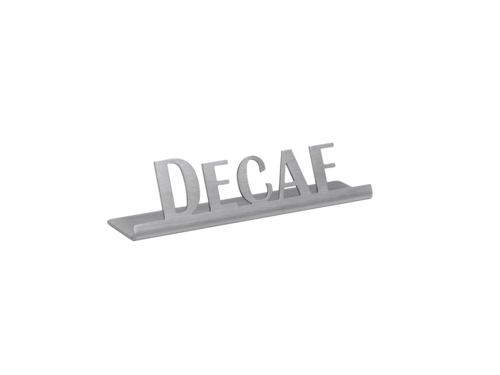 Table Sign, ''Decaf'', 1''H x 4''W, laser-cut, dishwasher safe