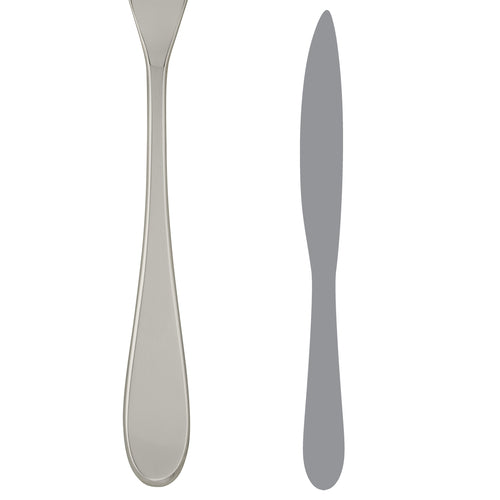 Table Knife, 9-3/4'', solid handle, 13/0 stainless steel, La Tavola, Premiere