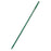 Sparta Handle, 60''L x 1'' dia., hanging cap, threaded, fiberglass, green