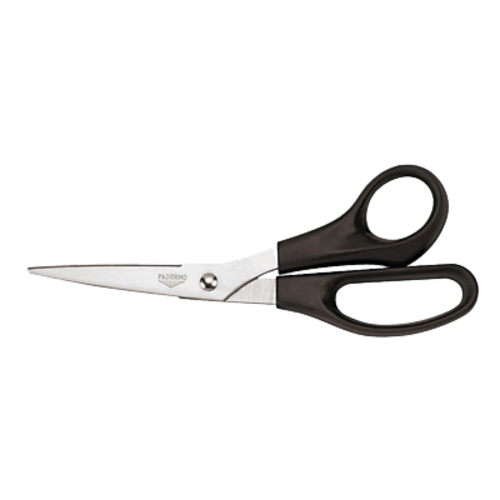 Kitchen Scissors, 7-1/4''L, steel & carbon alloy forged blade, ergonomic handle, Paderno, Series 18200