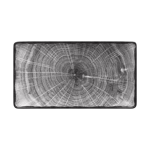 Wood Art Plate 13-1/4'' x 7-1/8'' rectangular