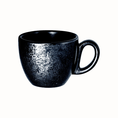 Karbon Espresso Cup, 2.7 oz., 2-1/8''H, non-stackable, dishwasher & microwave safe, porcelain, black