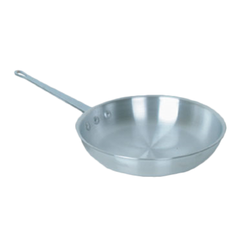 Fry Pan, 10'' dia., 3.5 mm thick, without lid, riveted handle, hanging hole, aluminum, satin-finish, NSF