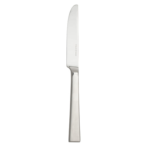 Dinner Knife, 9-1/2'', 18/10 stainless steel, Folio Flatware, Ridge Half Satin