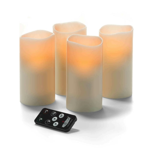 Flameless Lighting Pillar Candle  3'' dia. x 6''H