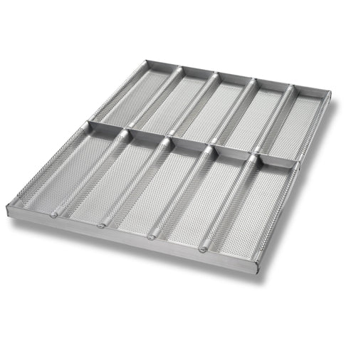 Sub Sandwich Roll Pan Full Size 17-3/4'' X 25-3/8'' X 3/4'' Overall