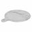Carrara Collection Marble Platter, 15'' x 12-1/2'' x 1/2''H, round, with handle, melamine, white, Dalebrook