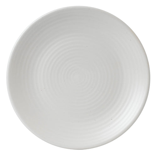 Plate, 9'' dia., round, coupe, rolled edge, ceramic, Dudson, Evo, Pearl
