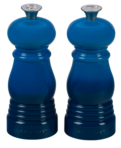 Petite Salt and Pepper Mill Set, 5'' x 2'' each, adjustable grind setting, acrylic ABS-finish, Marseille