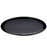 Non-Slip Tray, 16''W x 16''D x 1''H, removable insert, round serving tray, black Onyx PVD, black Onyx, stackable, dishwasher safe
