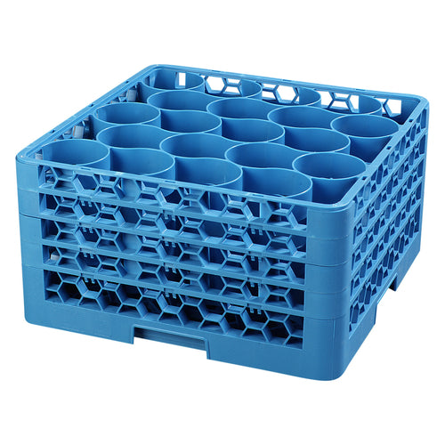 OptiClean NeWave Dishwasher Glass Rack  20-rounded compartments with (4) Sure-Lock extenders