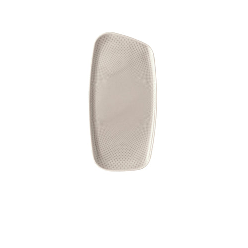 Platter, 11-3/4'' x 6'', rectangular/freeform, hand-glazed, Rosenthal, Junto, Soft Shell