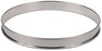 Flan Ring, 9-1/2'' dia. x 1''H, round, rolled edges, stainless steel