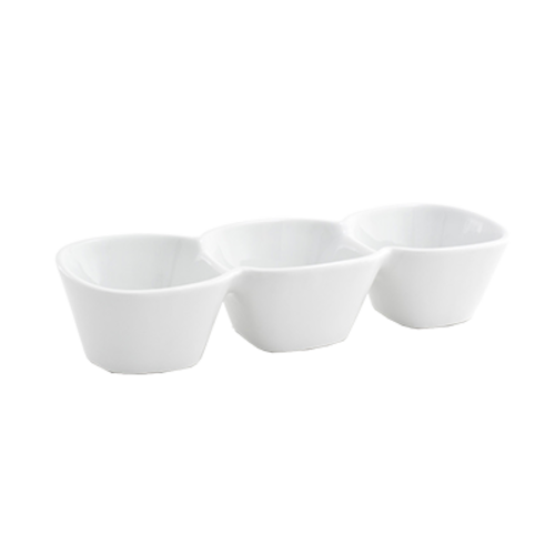 Mod Divided Dish 3-compartment 12 oz. (4 oz. per bowl)