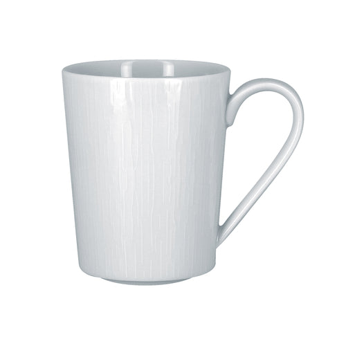 Soul Mug, 12-1/8 oz., 3-5/16'' dia. x 4-1/8''H, with handle,  Polaris porcelain, white