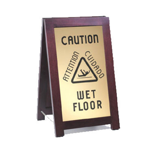 Westport ''Wet Floor'' Sign  12''W x 17-1/2''D x 20''H